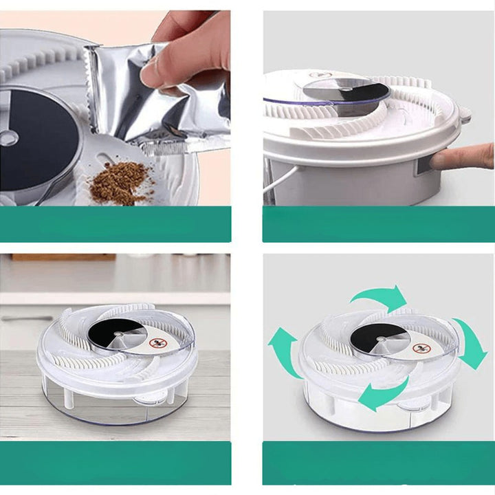 Quiet LED insect trap with a removable catch tray - product photo 6