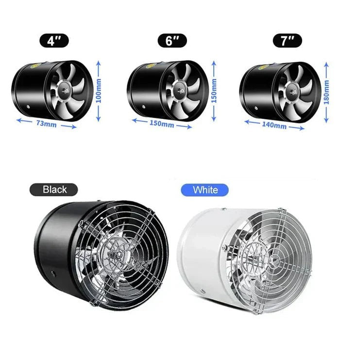 Quiet extractor fan fitted in a wall - product photo 8