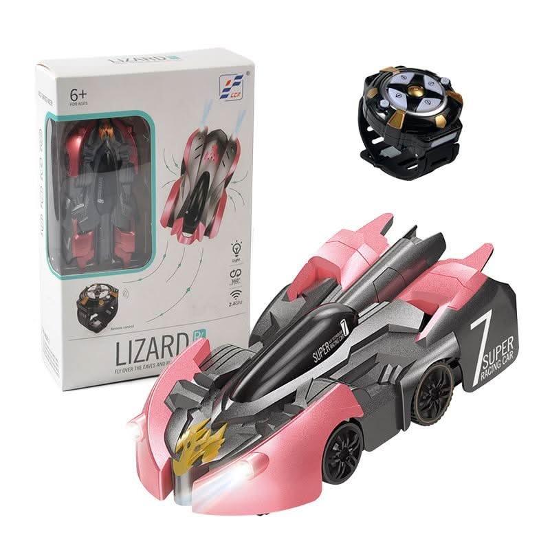 Remote control stunt car climbing a smooth wall - product photo 10