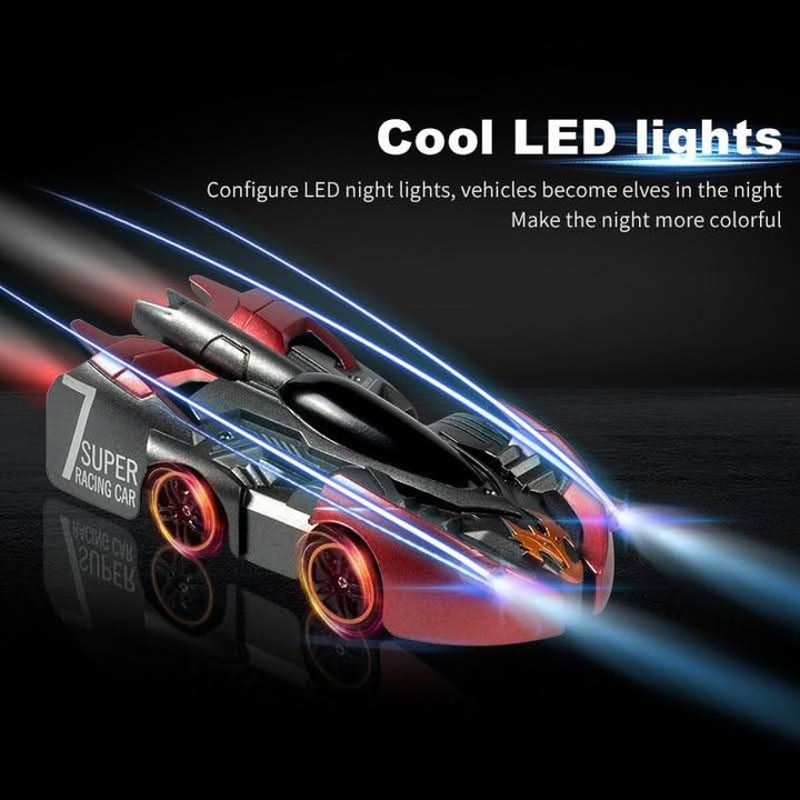 Remote control stunt car climbing a smooth wall - product photo 6