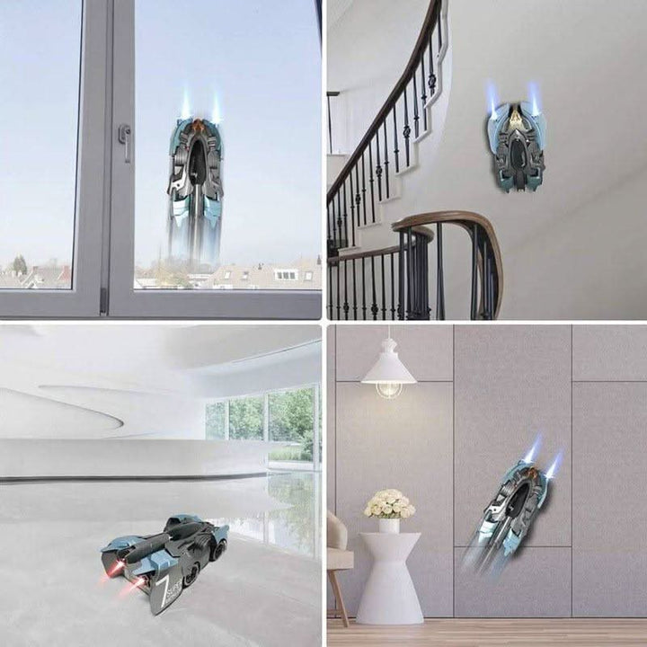 Remote control stunt car climbing a smooth wall - product photo 9