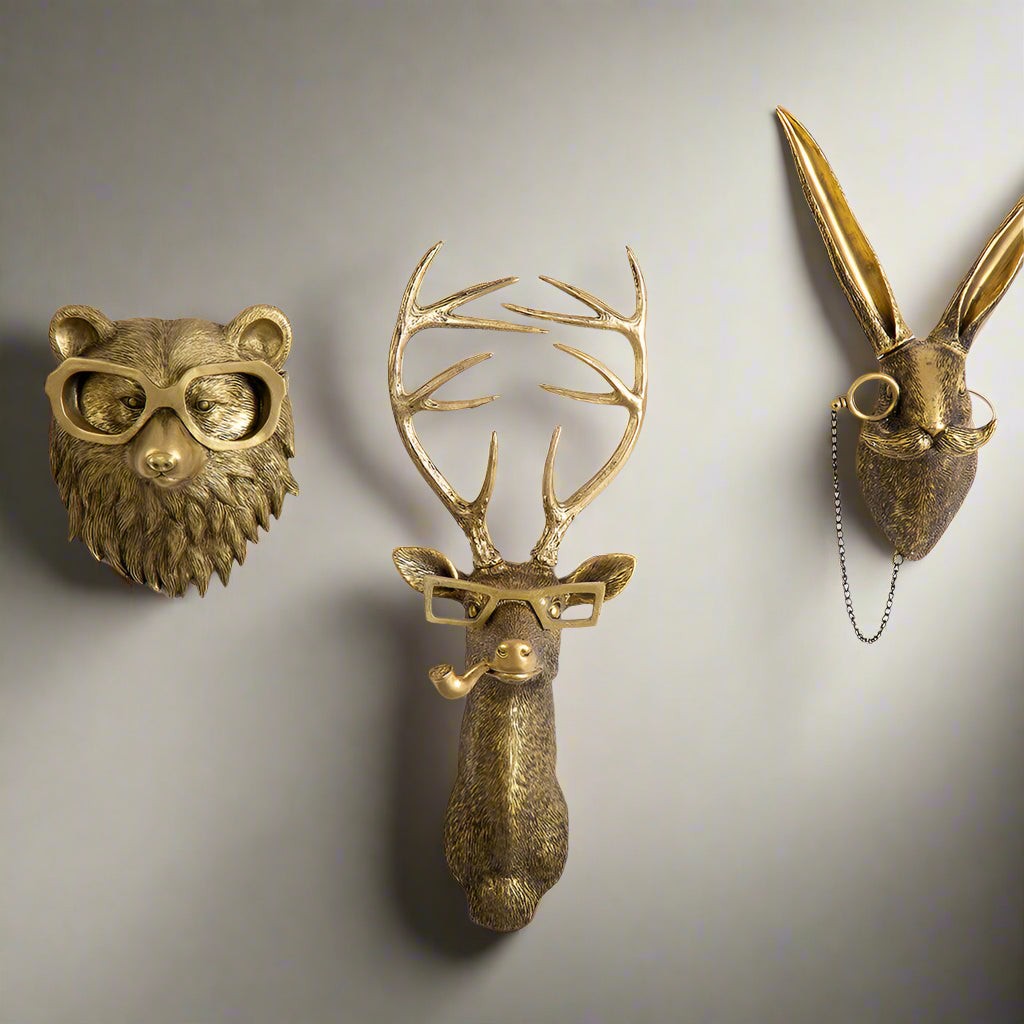 Realistic animal head wall mount - product photo 1
