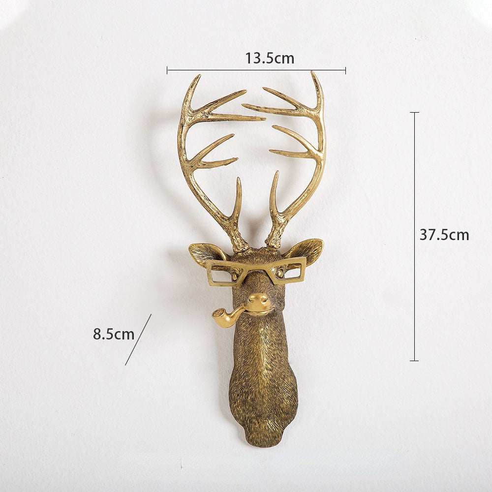 Realistic animal head wall mount - product photo 10