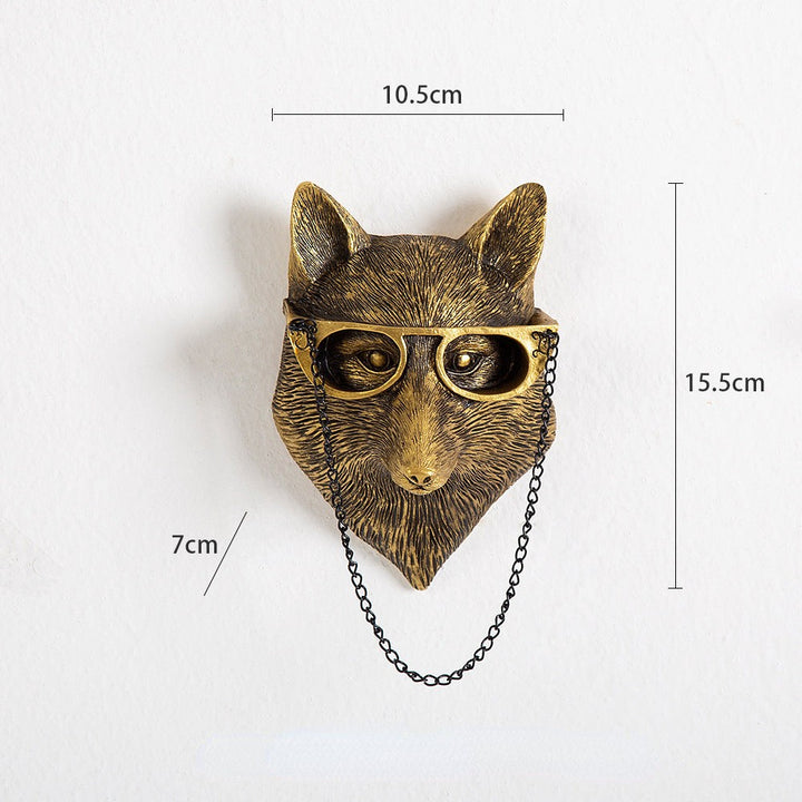 Realistic animal head wall mount - product photo 11