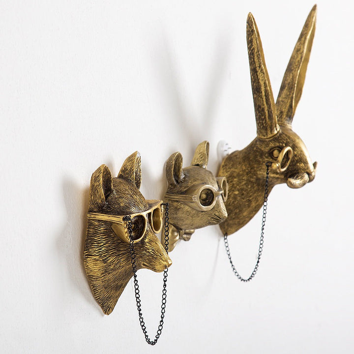 Realistic animal head wall mount - product photo 2