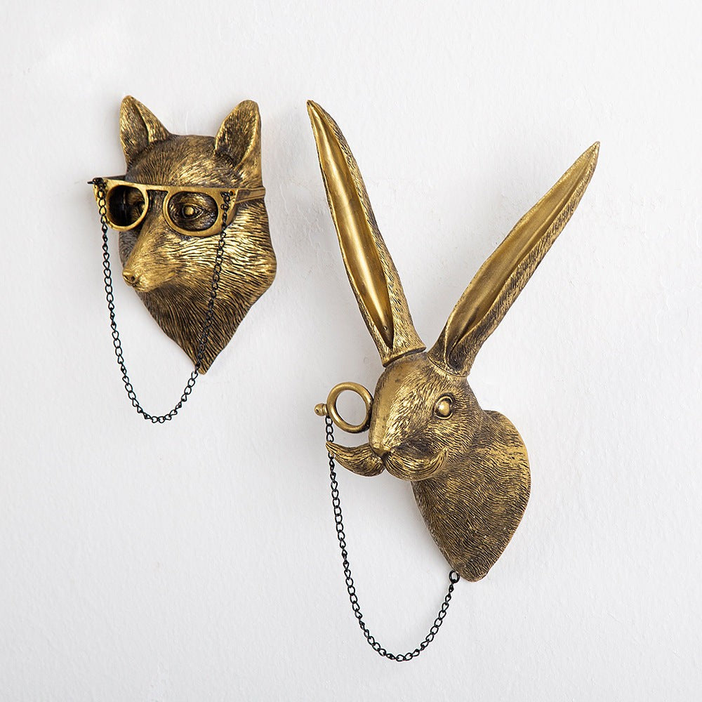Realistic animal head wall mount - product photo 4