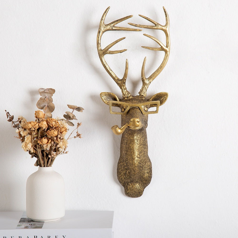 Realistic animal head wall mount - product photo 5