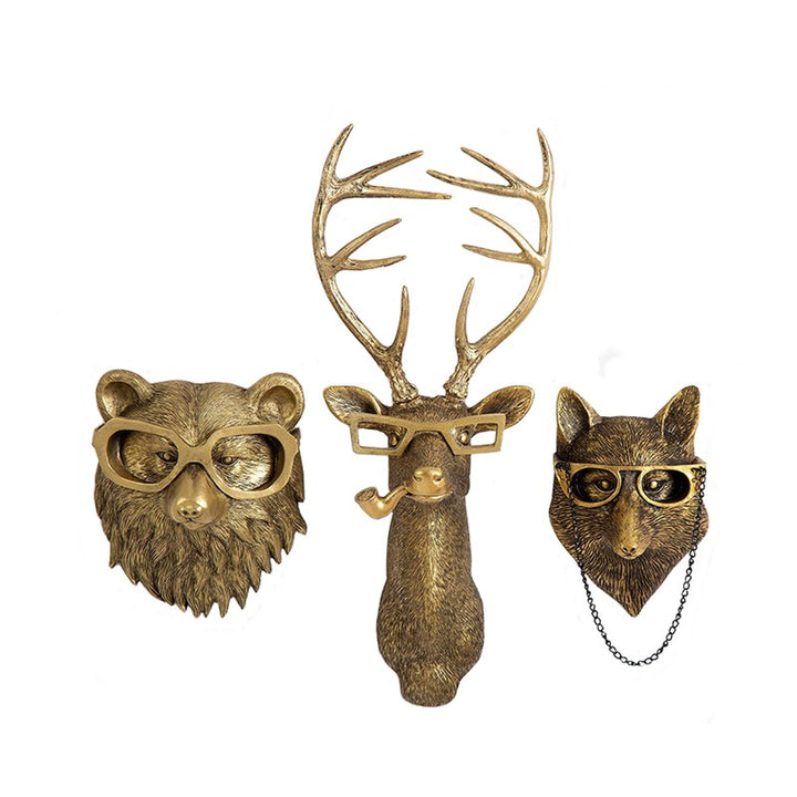 Realistic animal head wall mount - product photo 6