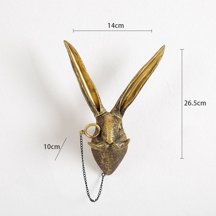 Realistic animal head wall mount - product photo 8