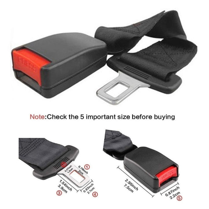 Rear seat belt extender set with a bracket - product photo 3