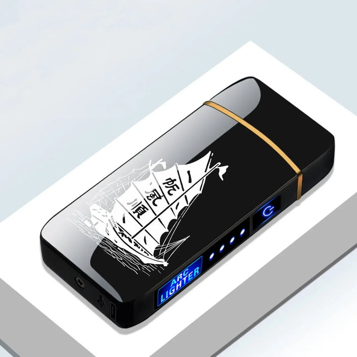 Rechargeable dual arc plasma lighter in a metal body - product photo 18