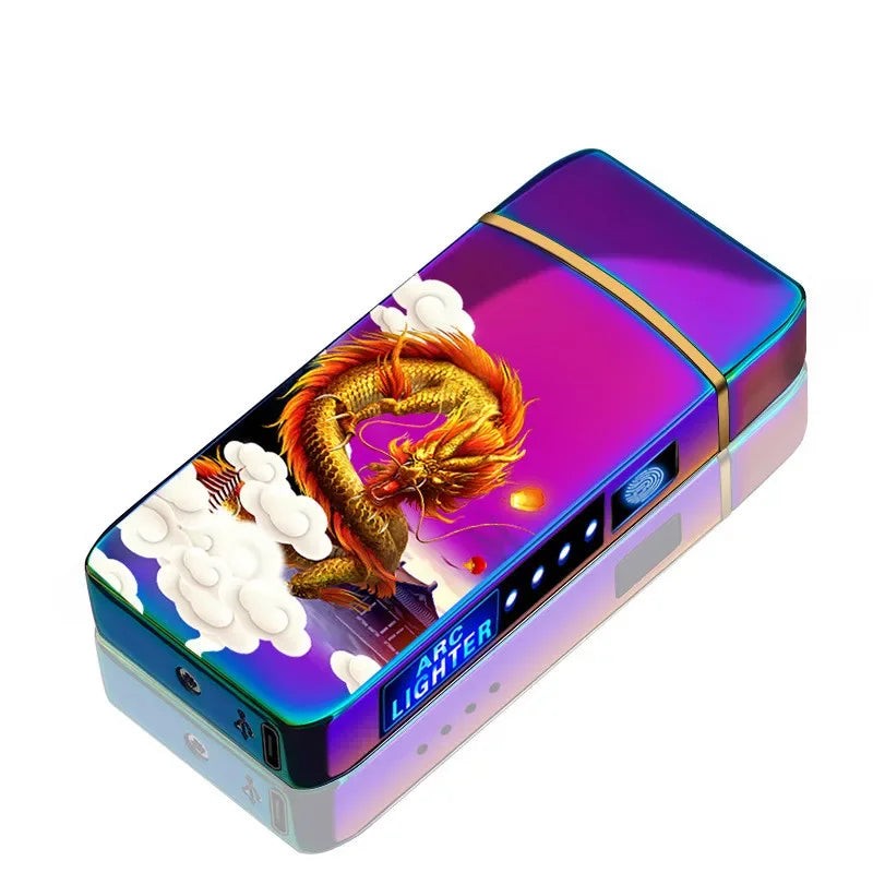 Rechargeable dual arc plasma lighter in a metal body - product photo 22
