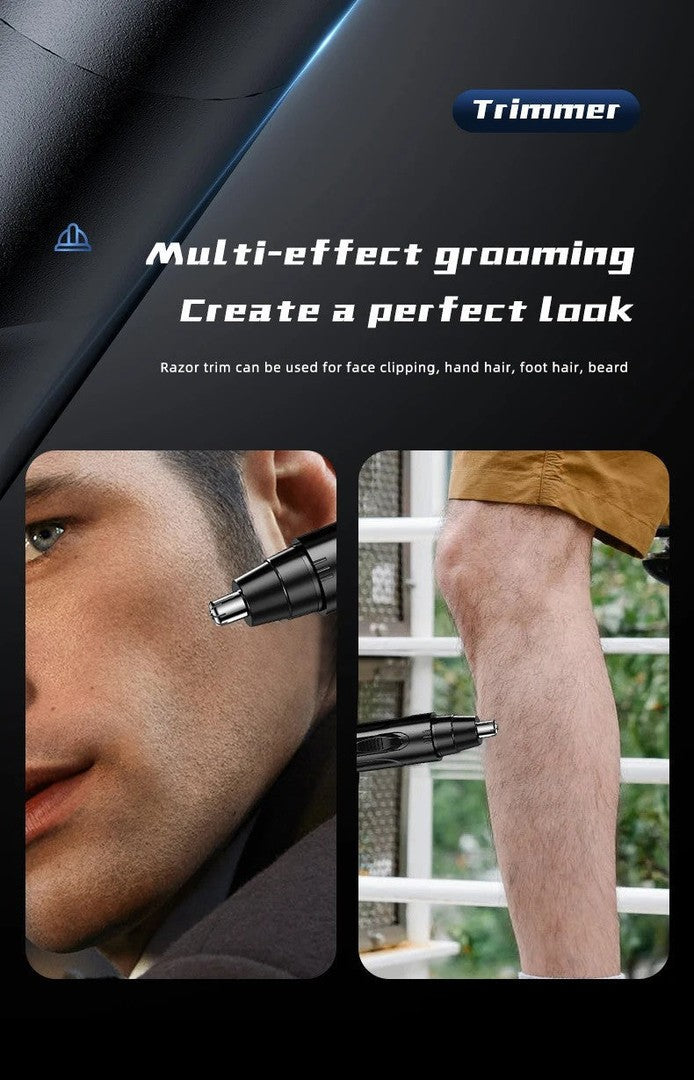 Rechargeable nose and ear hair trimmer - product photo 2
