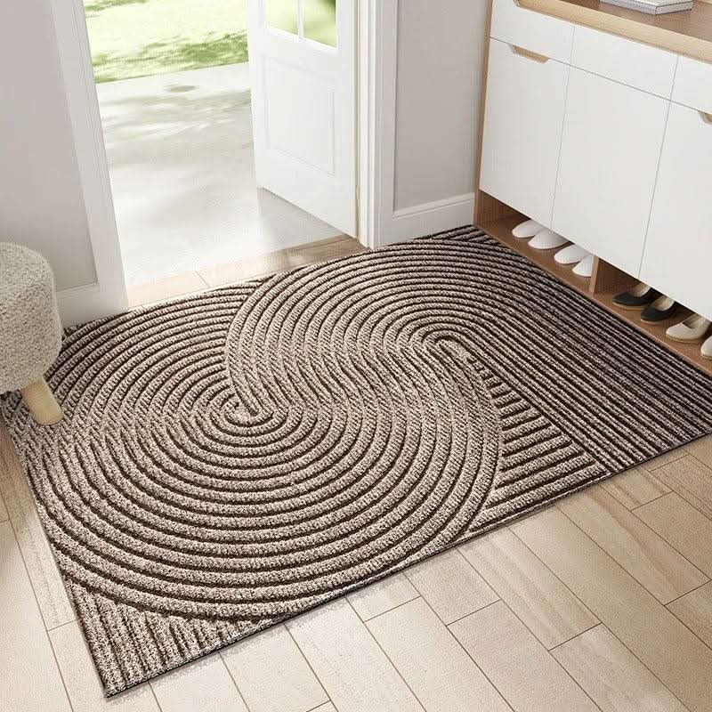 Sand-trapping doormat with a raised open structure at a doorway - product photo 3
