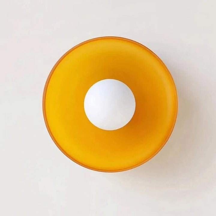 Scandinavian clear glass ceiling pendant lamp with a warm glow - product photo 8