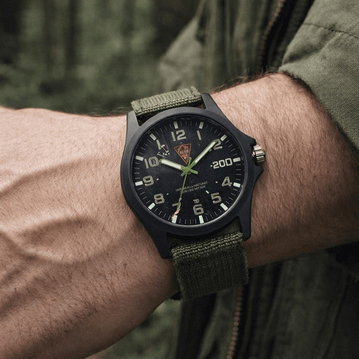 Shockproof tactical watch with a rugged case - product photo 1