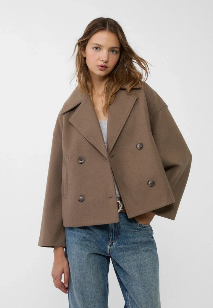 Heidi | Chic Double-Breasted Short Jacket