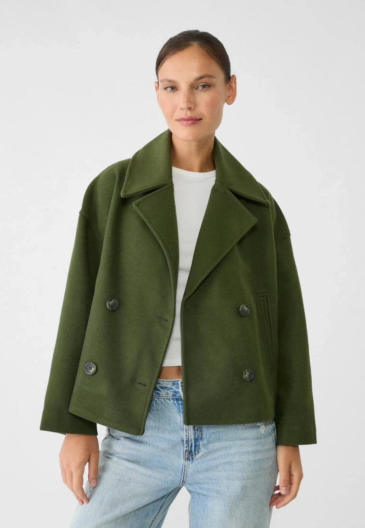 Heidi | Chic Double-Breasted Short Jacket