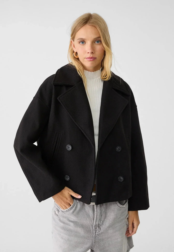 Heidi | Chic Double-Breasted Short Jacket