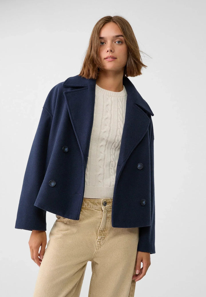 Heidi | Chic Double-Breasted Short Jacket