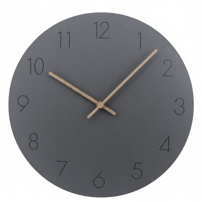 Silent Nordic wall clock with a minimal face - product photo 10