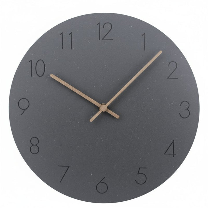 Silent Nordic wall clock with a minimal face - product photo 10