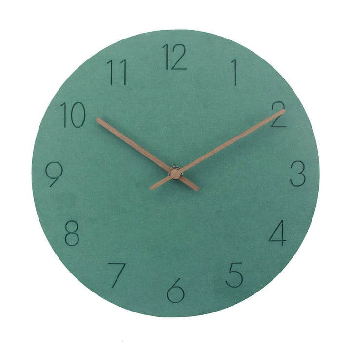 Silent Nordic wall clock with a minimal face - product photo 6