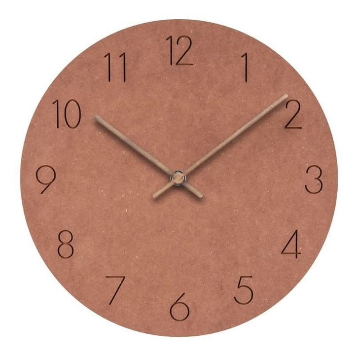 Silent Nordic wall clock with a minimal face - product photo 8