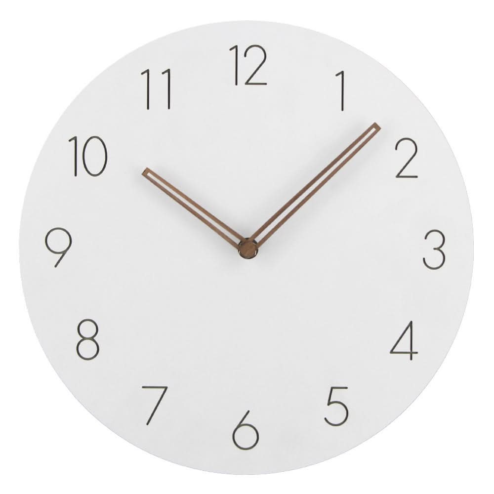 Silent Nordic wall clock with a minimal face - product photo 9