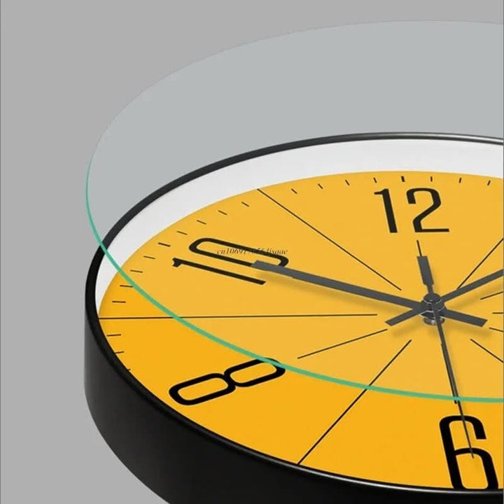 Silent quartz wall clock with a clean Nordic dial - product photo 4