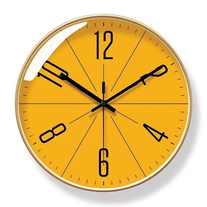 Silent quartz wall clock with a clean Nordic dial - product photo 5