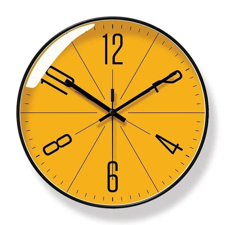 Silent quartz wall clock with a clean Nordic dial - product photo 7