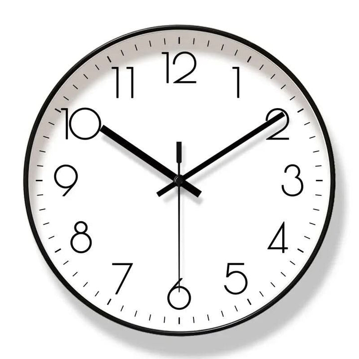 Silent quartz wall clock with a clean Nordic dial - product photo 8