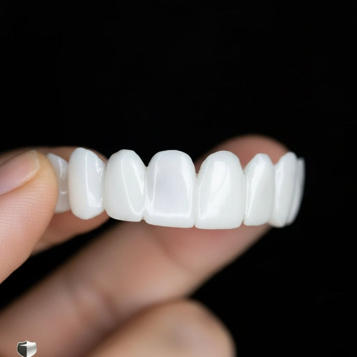 Snap-on cosmetic tooth veneer shell for an even white smile - product photo 4