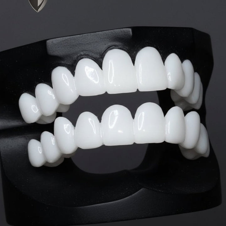 Snap-on cosmetic tooth veneer shell for an even white smile - product photo 5