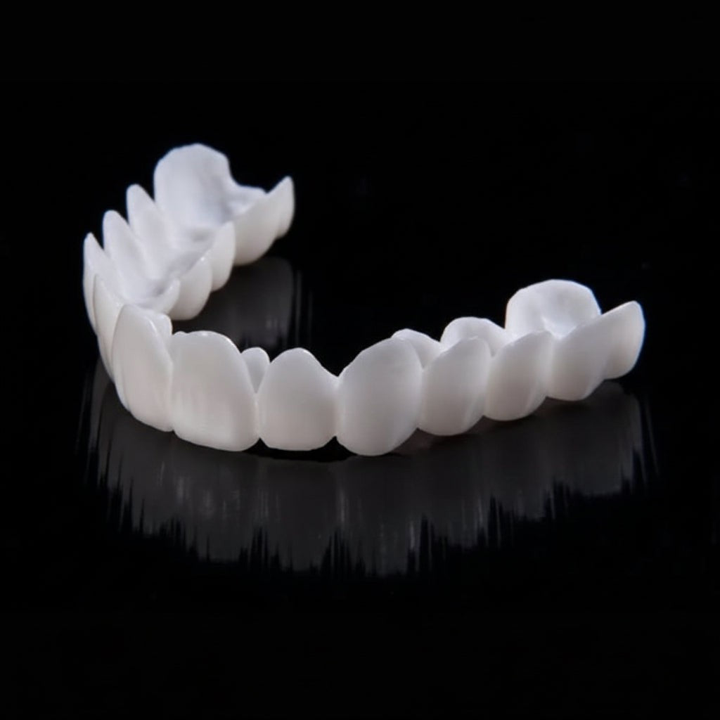 Snap-on cosmetic tooth veneer shell for an even white smile - product photo 6