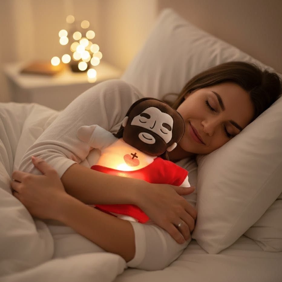 Soft plush comfort companion with a gentle breathing motion - product photo 8