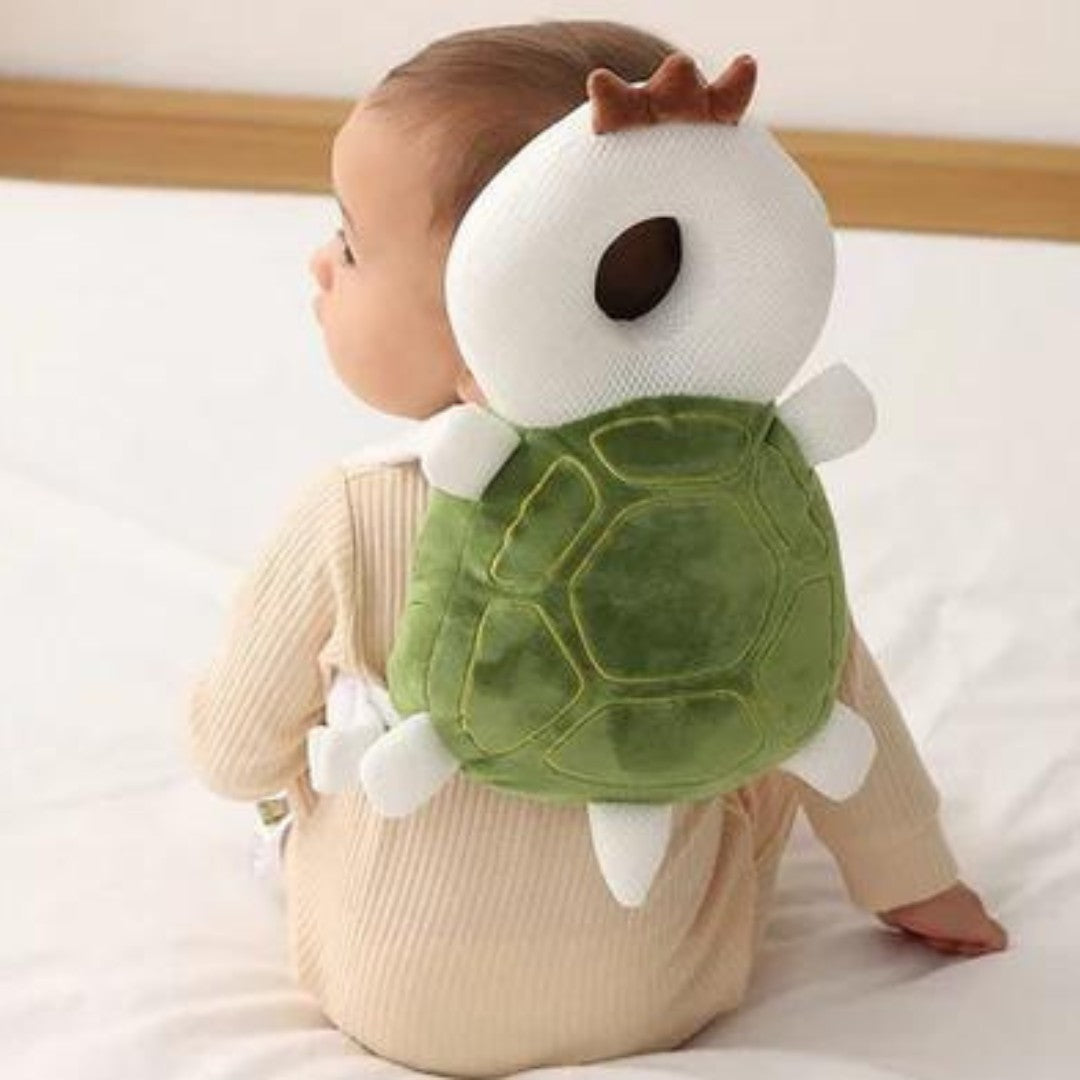 Soft padded head cushion worn by a toddler - product photo 4