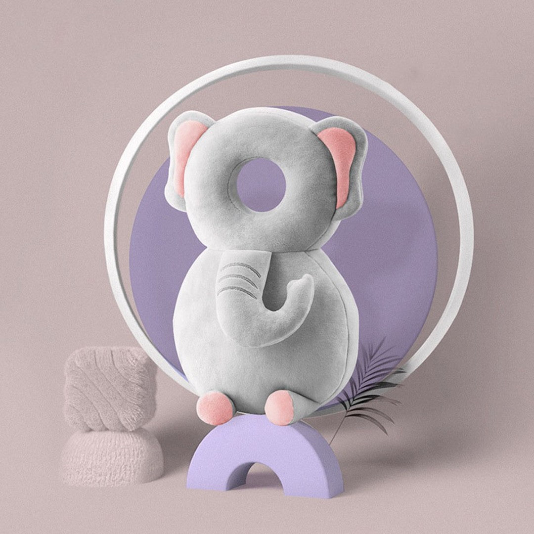 Soft padded head cushion worn by a toddler - product photo 9