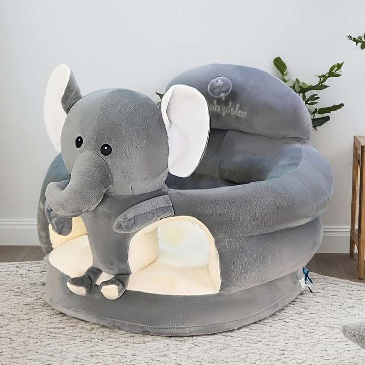 Soft plush baby support seat with a high back - product photo 2