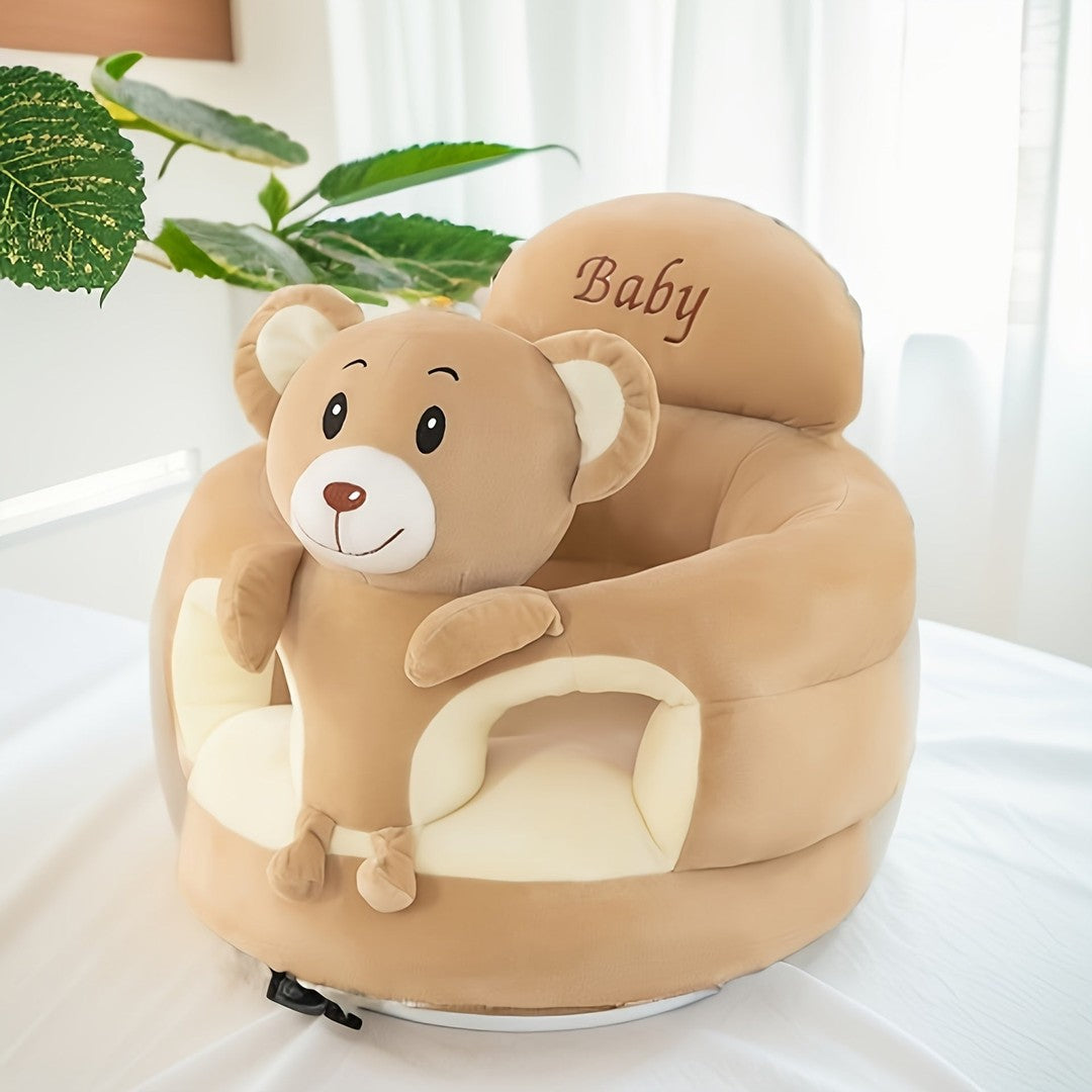 Soft plush baby support seat with a high back - product photo 5