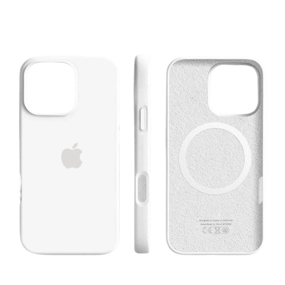 Soft-touch silicone phone case with a built-in magnet ring - product photo 10