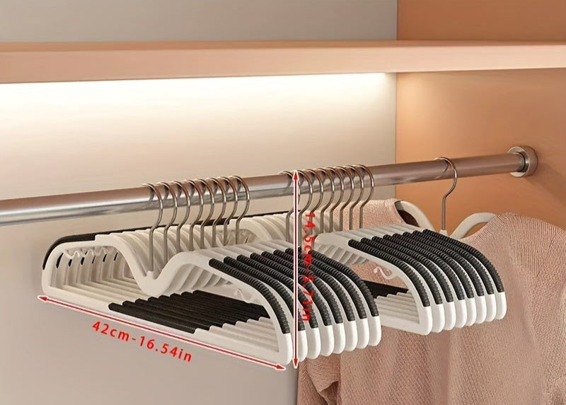 Slim non-slip hangers with rotating hooks - product photo 10