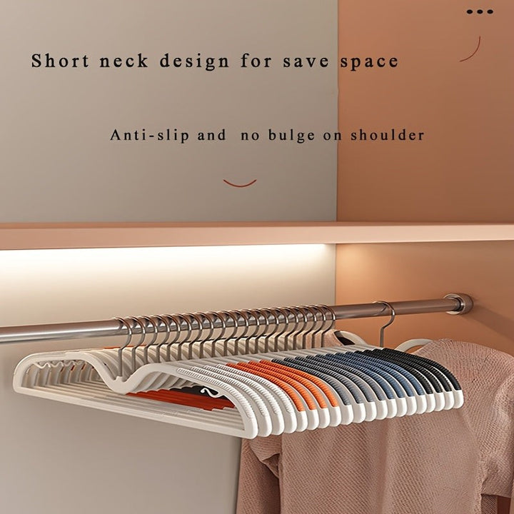 Slim non-slip hangers with rotating hooks - product photo 2