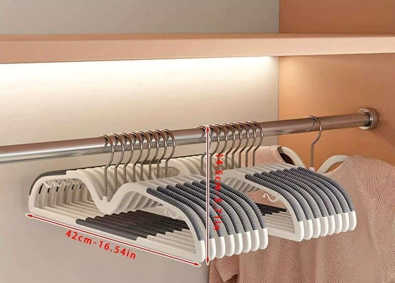 Slim non-slip hangers with rotating hooks - product photo 4