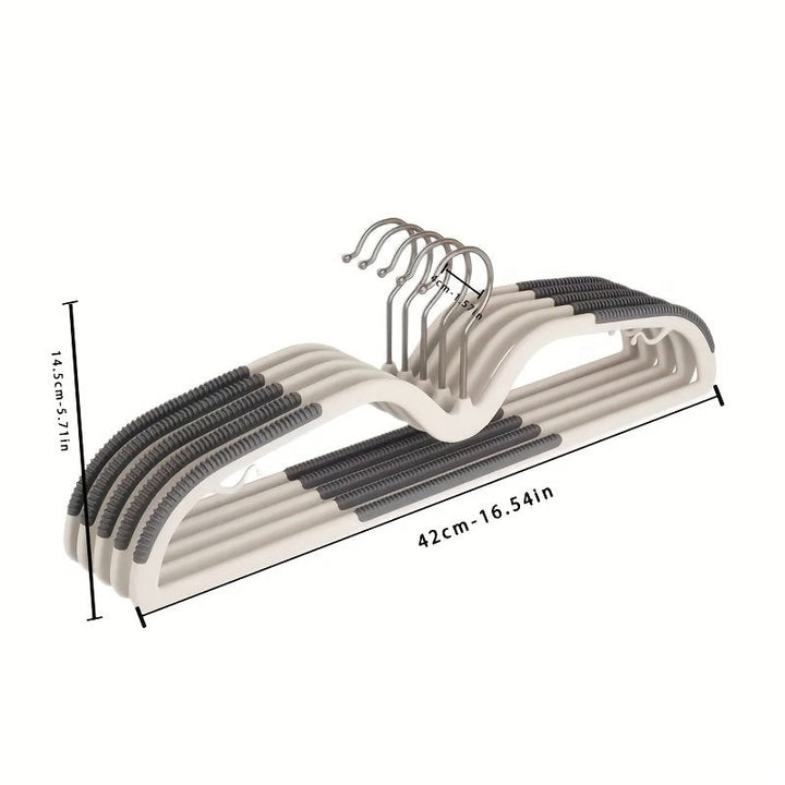 Slim non-slip hangers with rotating hooks - product photo 5