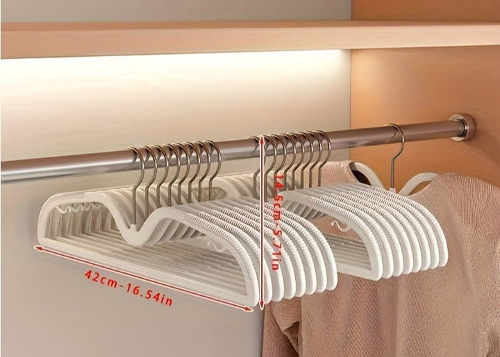 Slim non-slip hangers with rotating hooks - product photo 6