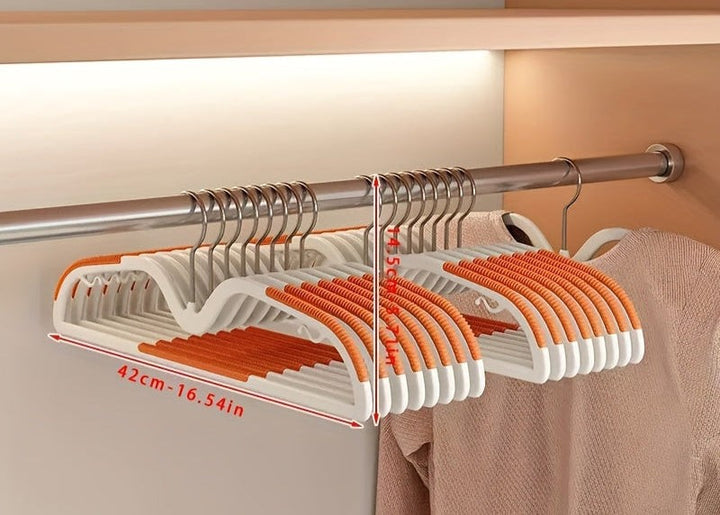 Slim non-slip hangers with rotating hooks - product photo 7