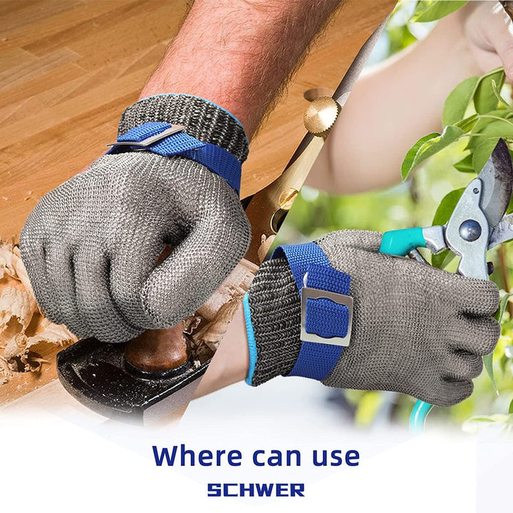Stainless steel mesh cut-resistant glove - product photo 10