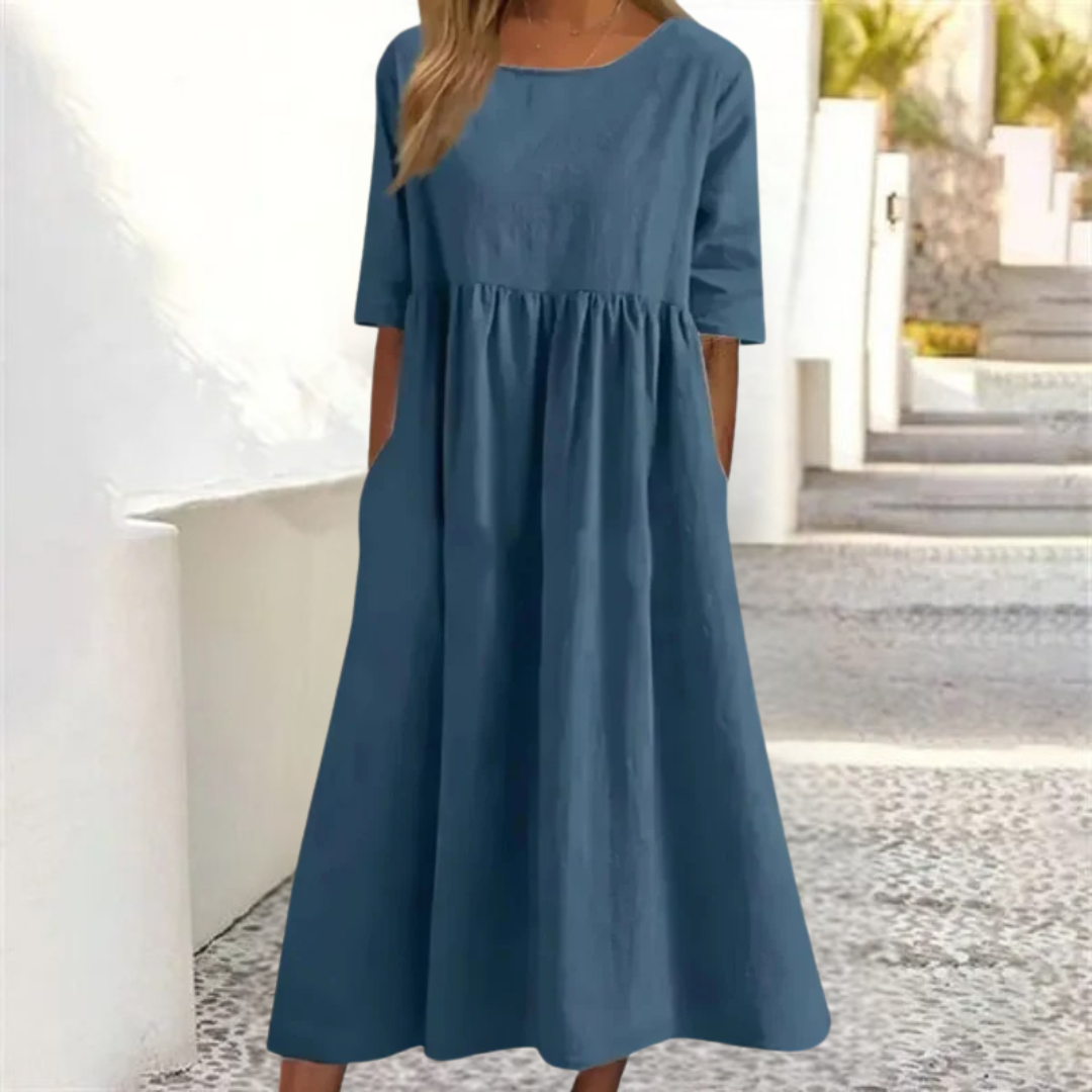 Amelia | Women’s Relaxed-Fit Summer Midi Dress
